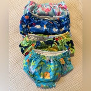 Set of 4 iPlay reusable swim diapers (sizes 0-24 months)
